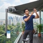 Smart weather sensor and motorized awning automation retrofit in a Singapore residential home